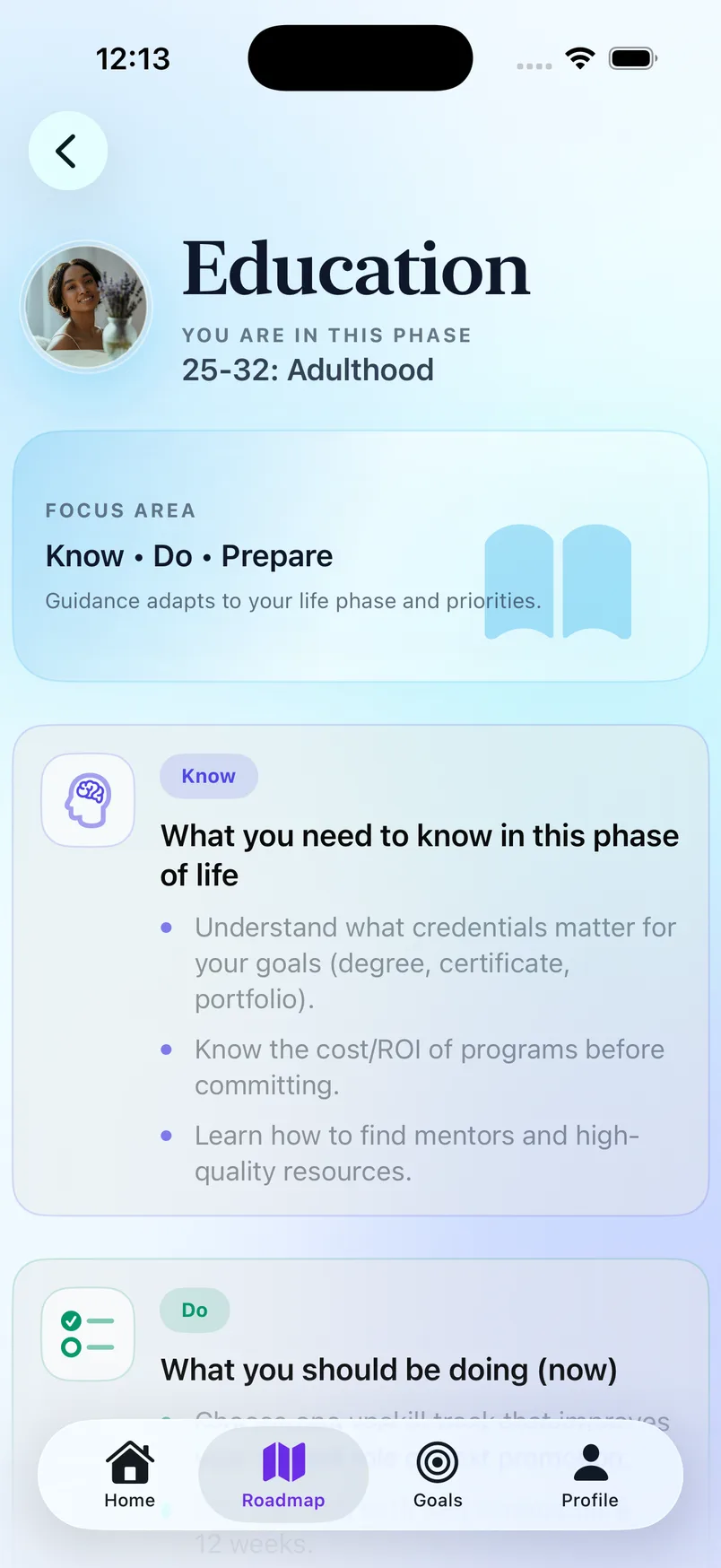 Category — focus areas